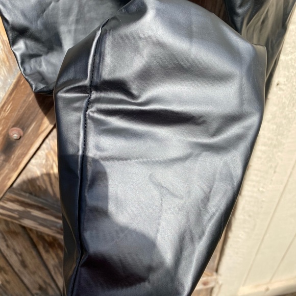 Zara Wax Effect Legging Black - Picture 7 of 9